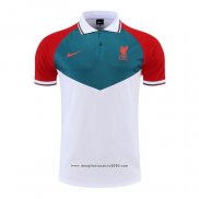 Maglia Polo Liverpool 2022 2023 Verde Bianco Rosso