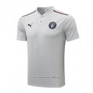 Maglia Polo Manchester City 2021 2022 Grigio