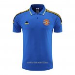 Maglia Polo Manchester United 2022 2023 Blu