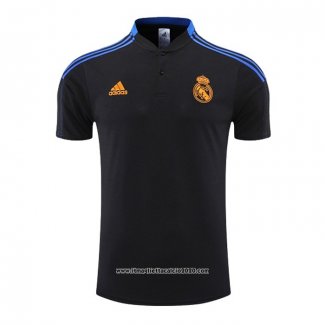 Maglia Polo Real Madrid 2022 2023 Nero e Blu