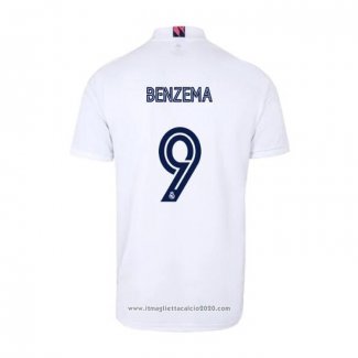 Maglia Real Madrid Giocatore Benzema Home 2020 2021