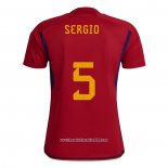 Maglia Spagna Giocatore Sergio Home 2022