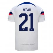 Maglia Stati Uniti Giocatore Weah Home 2022