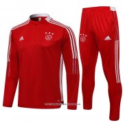 Tuta da Track Felpa Ajax 2021 2022 Rosso