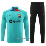 Tuta da Track Felpa FC Barcellona 202023 2024 Verde