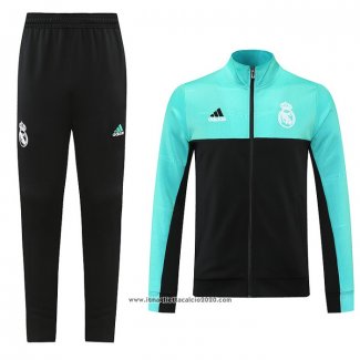 Tuta da Track Giacca Real Madrid Special 2021 2022 Nero e Verde