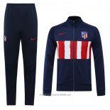 Tuta da Track Giacca Atletico Madrid 2020 2021 Blu