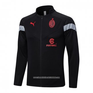 Giacca Milan 2022 2023 Nero e Rosso