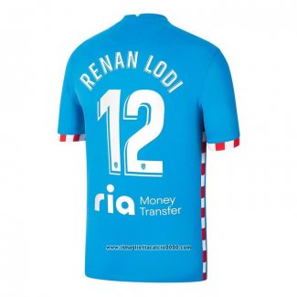 Maglia Atletico Madrid Giocatore Renan Lodi Terza 2021 2022