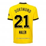 Maglia Borussia Dortmund Giocatore Malen Home 2023 2024
