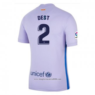 Maglia FC Barcellona Giocatore Dest Away 2021 2022