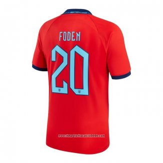 Maglia Inghilterra Giocatore Foden Away 2022