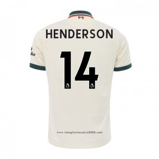 Maglia Liverpool Giocatore Henderson Away 2021 2022