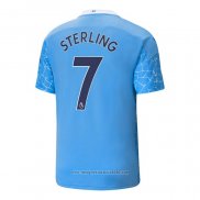 Maglia Manchester City Giocatore Sterling Home 2020 2021