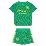Maglia Manchester City Portiere Bambino 2023 2024 Verde