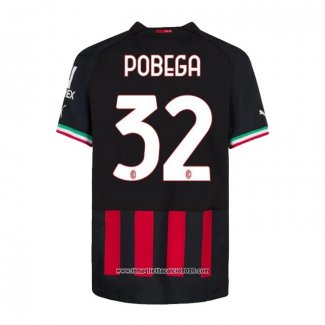 Maglia Milan Giocatore Pobega Home 2022 2023