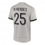 Maglia Paris Saint-Germain Giocatore N.mendes Away 2022 2023