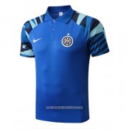 Maglia Polo Inter 2022 2023 Blu