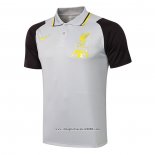 Maglia Polo Liverpool 2020 2021 Grigio