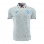 Maglia Polo Manchester City 2022 2023 Grigio