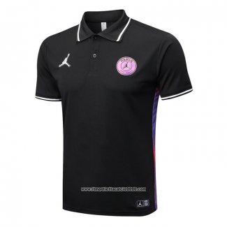 Maglia Polo Paris Saint-Germain Jordan 2022 2023 Nero