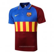 Maglia Polo FC Barcellona 2020 2021 Blu e Marrone