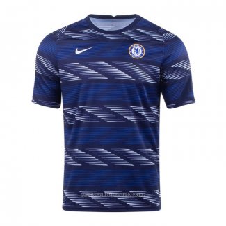 Maglia Prematch Chelsea 2020 2021 Blu