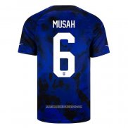 Maglia Stati Uniti Giocatore Musah Away 2022