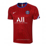 Maglia Allenamento Paris Saint-Germain 2020 2021 Rosso