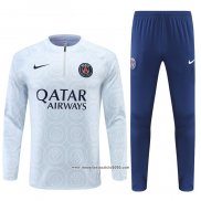 Tuta da Track Felpa Paris Saint-Germain 2022 2023 Grigio