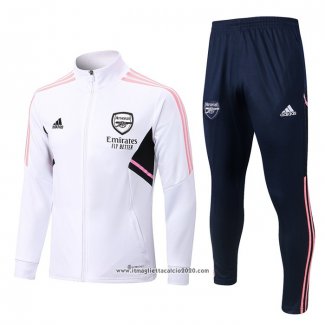 Tuta da Track Giacca Arsenal 2022 2023 Bianco