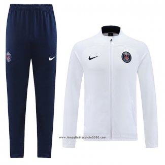 Tuta da Track Giacca Paris Saint-Germain 2022 2023 Bianco