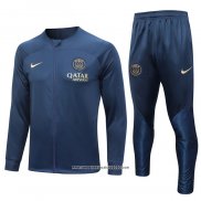 Tuta da Track Giacca Paris Saint-Germain 2023 2024 Blu