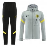 Tuta da Track con Capucha Chelsea 2021 2022 Grigio