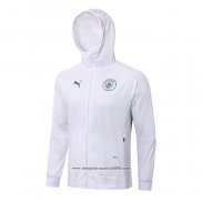 Giacca con Capucha Manchester City 2021 2022 Bianco