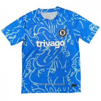 Maglia Allenamento Chelsea 2022 Blu Claro