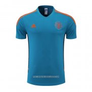 Maglia Allenamento Manchester United 2022 2023 Blu