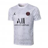 Maglia Allenamento Paris Saint-Germain Jordan 2021 2022 Bianco