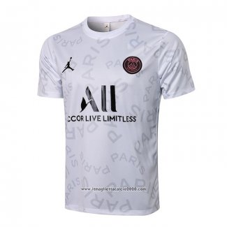 Maglia Allenamento Paris Saint-Germain Jordan 2021 2022 Bianco