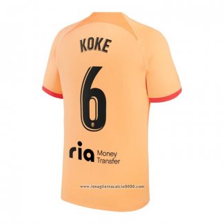 Maglia Atletico Madrid Giocatore Koke Terza 2022 2023