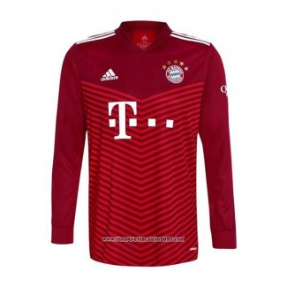 Maglia Bayern Monaco Home Manica Lunga 2021 2022