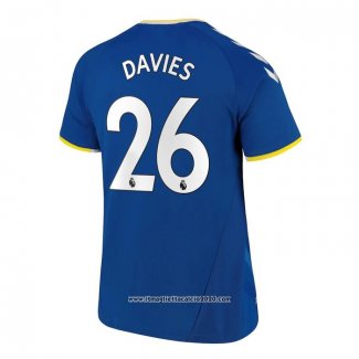 Maglia Everton Giocatore Davies Home 2021 2022