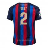 Maglia FC Barcellona Giocatore Dest Home 2022 2023