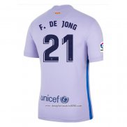 Maglia FC Barcellona Giocatore F.de Jong Away 2021 2022