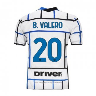 Maglia Inter Giocatore B.valero Away 2020 2021