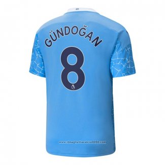 Maglia Manchester City Giocatore Gundogan Home 2020 2021