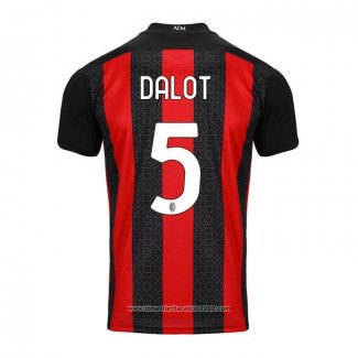 Maglia Milan Giocatore Dalot Home 2020 2021