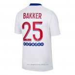 Maglia Paris Saint-Germain Giocatore Bakker Away 2020 2021