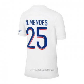 Maglia Paris Saint-Germain Giocatore N.mendes Terza 2022 2023