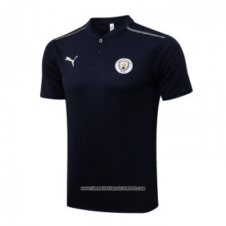 Maglia Polo Manchester City 2021-2022 Blu